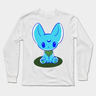 Blue Vampire kawaii Long Sleeve T-Shirt